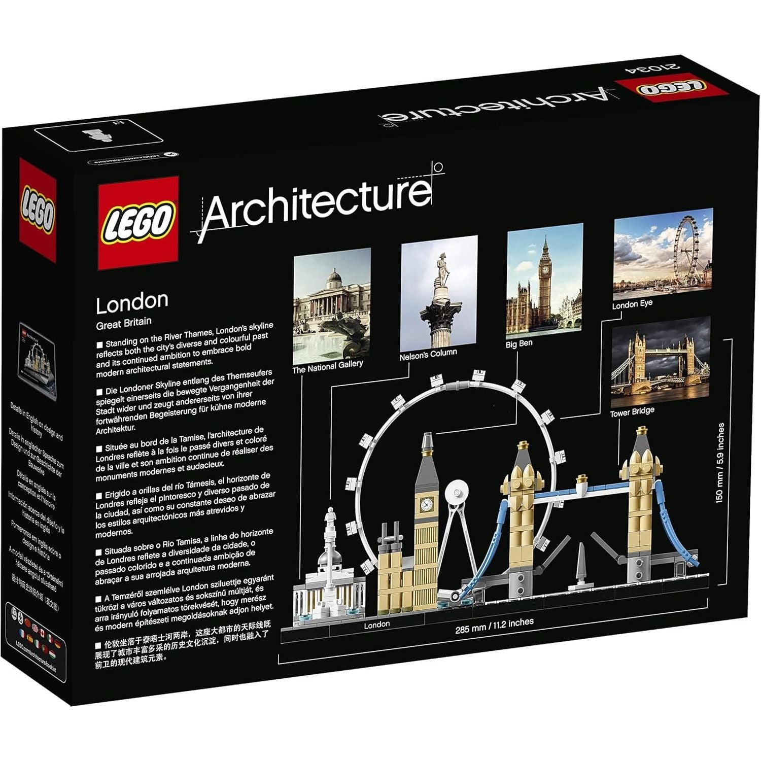 Buy LEGO,LEGO 21034 Architecture Skyline Model Building Set, London Eye, Big Ben, Tower Bridge Collection, Office Home Décor, Collectible Gift Idea - Gadcet UK | UK | London | Scotland | Wales| Ireland | Near Me | Cheap | Pay In 3 | Toys